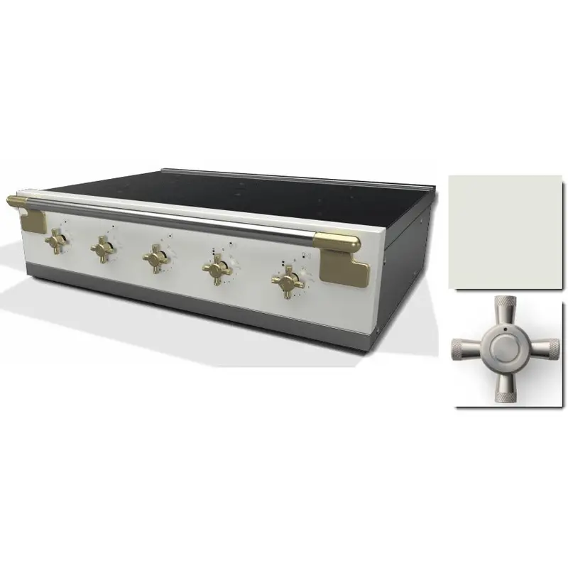 Aga 36-Inch Built-In Induction Rangetop In Pure White (Model Ael361Inrtwht) 1