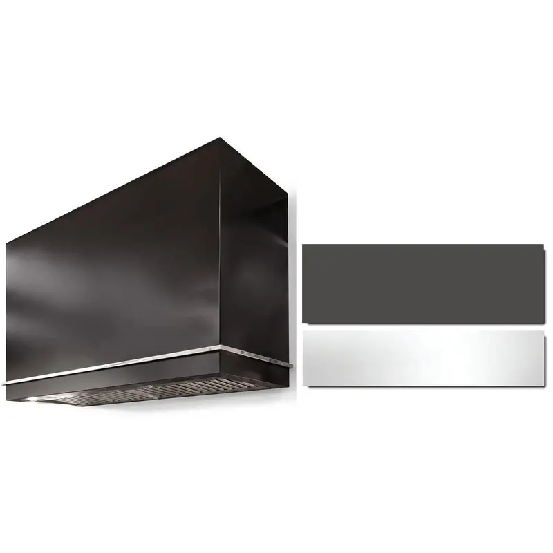 Aga 36" Loge Wall-Mount Range Hood – Light Gray Stainless, 54" Height, Model Ah3654Lgesltpc 1