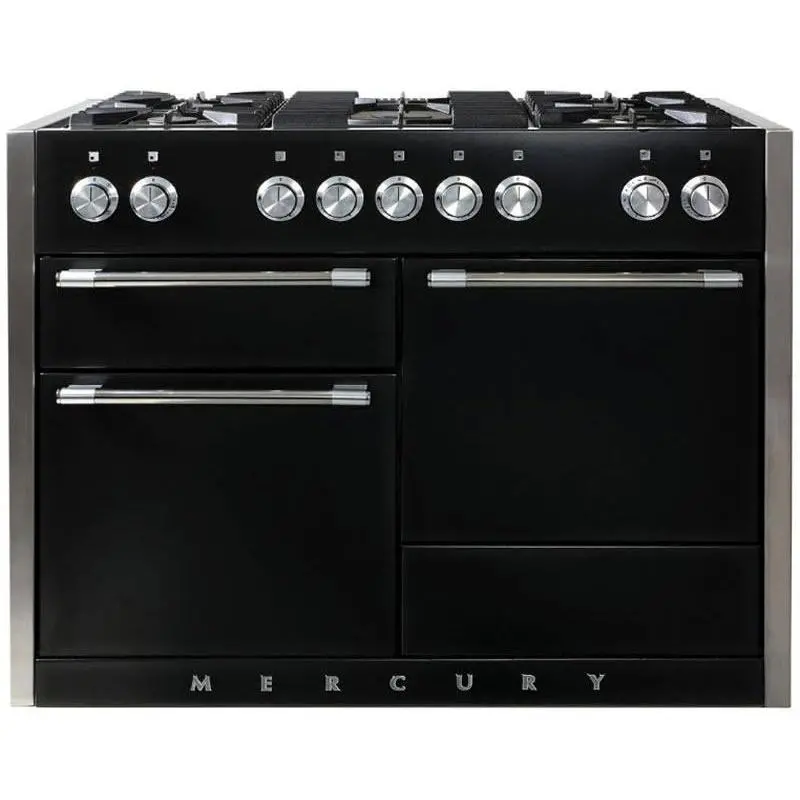 Aga Amc48Df-Mbl 48-Inch Mercury Dual-Fuel Range Featuring Induction Cooktop & Convection Oven 1