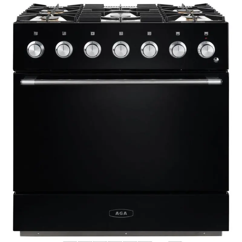 Aga Mercury Amc36Df-Mbl – 36-Inch Matte Black Dual Fuel Range Featuring True Twin Fan Convection 1