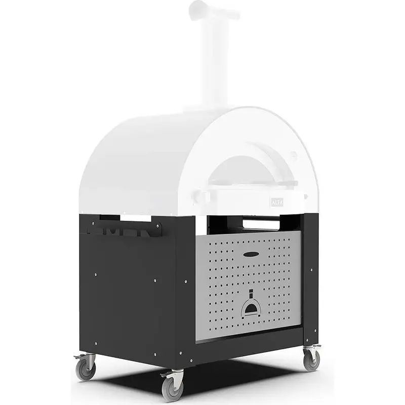 Alfa Bf-4P-Nego Four-Pizza Oven Support Base With Reinforced Steel Frame 1
