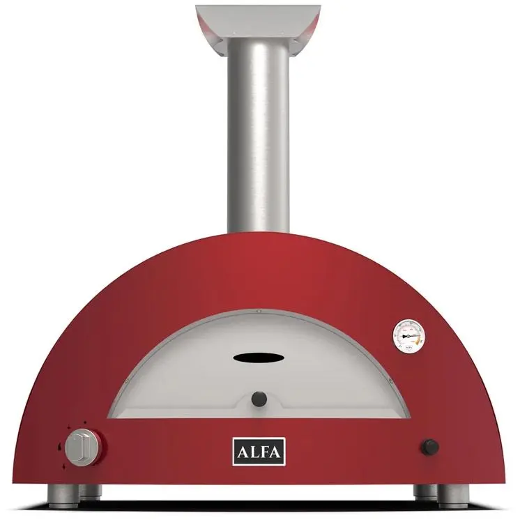 Alfa Moderno Outdoor Pizza Oven – Dual 2-Pizza Models (Light Rust) 1