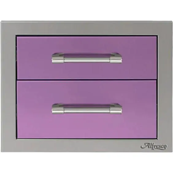 Alfresco 17-Inch Commercial Kitchen Storage Drawers – Model Axe-2Dr-Sc-S4005 1