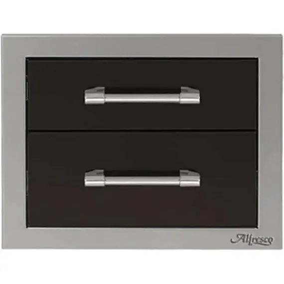 Alfresco 17-Inch Durable Two-Tier Storage Units – Model Axe-2Dr-Sc-S9005 1