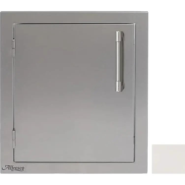 Alfresco 17-Inch Right-Swing Outdoor Access Door – Model Axe-17R-01-S9003 1