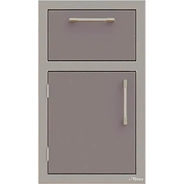 Alfresco 17" Left-Hinge Door & Paper Towel Holder Combo – Model Axe-Dth-L-S7004 1