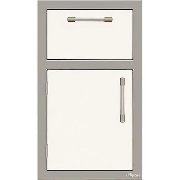 Alfresco 17" Left-Hinged Door-And-Drawer Unit – Stainless Steel, Model Sm9003 1