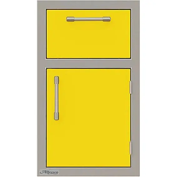 Alfresco 17" Right-Hinge Storage Combo – Compact Dual-Use Cabinet, Model Axe-Ddr-R-Sc-S1023 1