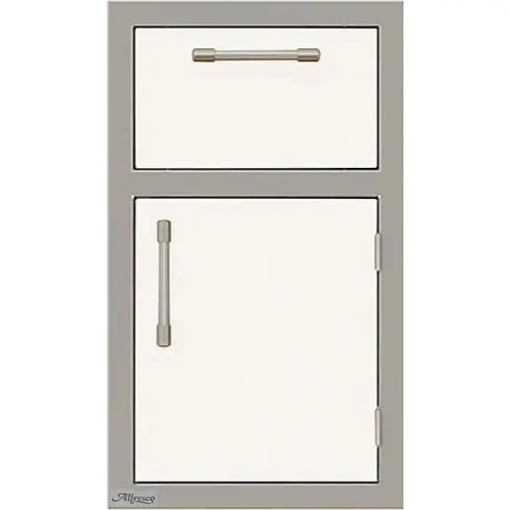 Alfresco 17" Right-Hinged Door-And-Drawer Assembly – Stainless Steel, Model Sm9003 1