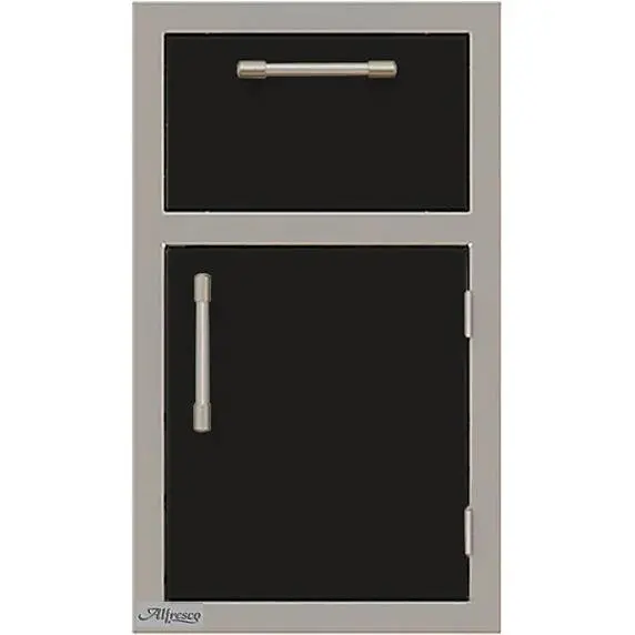 Alfresco 17" Right-Hinged Door-And-Drawer Combo – Stainless Steel, Model Sm9005 1
