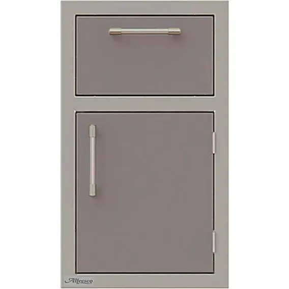 Alfresco 17" Right-Hinged Door & Drawer Combo – Single-Column Design, Model Axe-Ddr-R-Sc-S7004 1