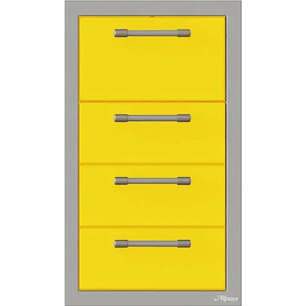 Alfresco 17" Triple-Drawer Outdoor Cabinet With Integrated Towel Holder – Model S1023 1