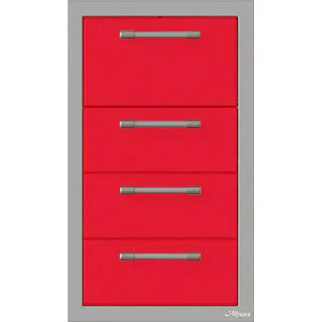 Alfresco 17" Triple-Drawer Outdoor Cabinet With Integrated Towel Holder – Model S3027 1