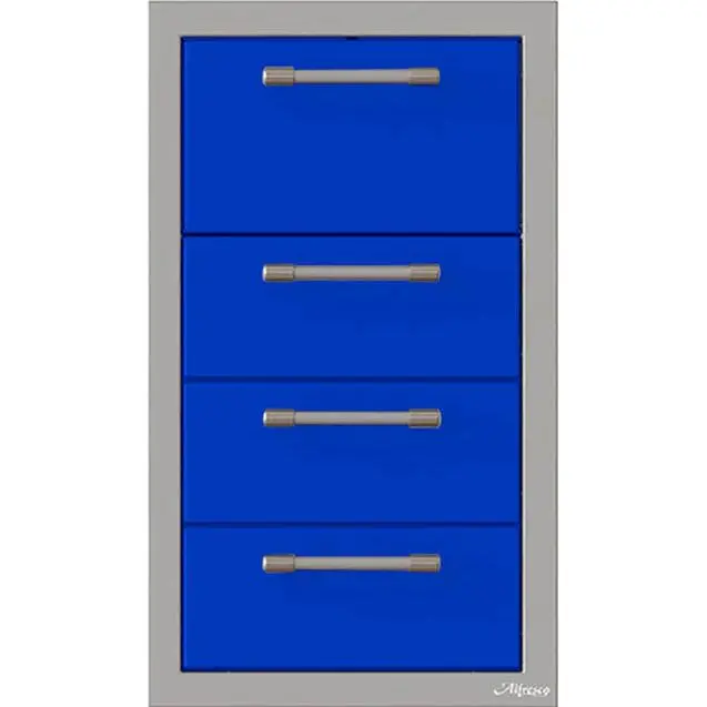 Alfresco 17" Triple-Drawer Outdoor Cabinet With Integrated Towel Holder – Model S5002 1