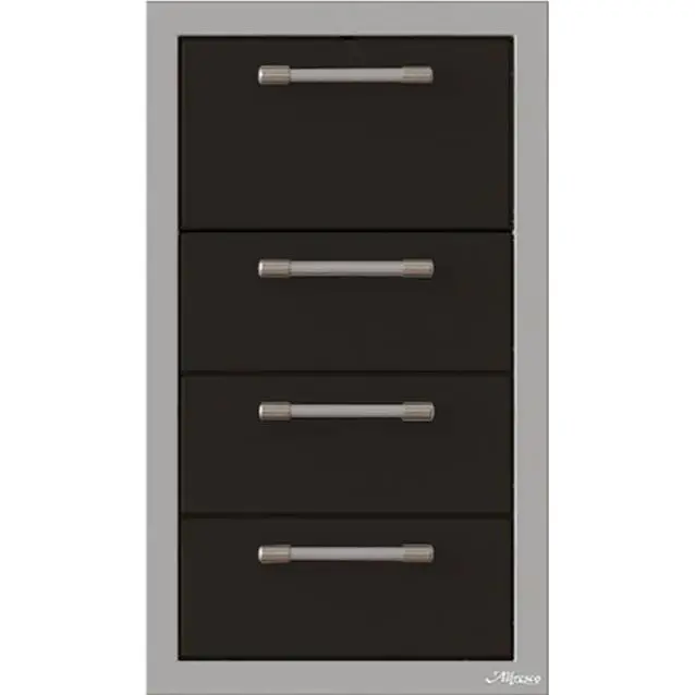 Alfresco 17" Triple-Drawer Outdoor Cabinet With Integrated Towel Holder – Model S9005 1