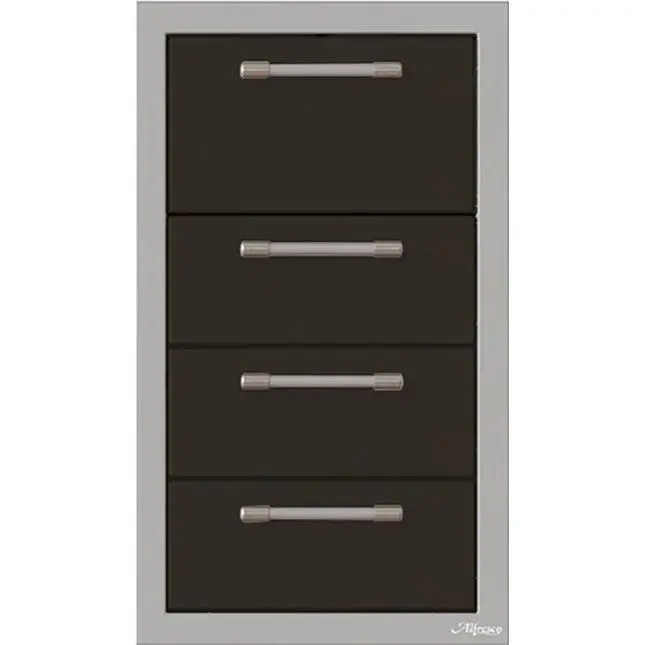 Alfresco 17" Triple-Drawer Outdoor Cabinet With Integrated Towel Holder – Model Sm9005 1