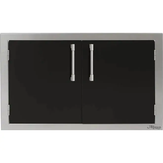 Alfresco 30-Inch Weather-Resistant Double Doors – Model Axe-30-01-S9005 1