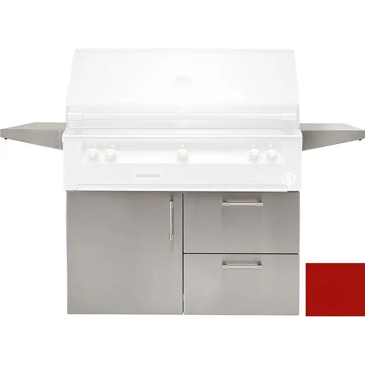 Alfresco 42" Heavy-Gauge Grill Cart – Space-Efficient Design Xe-42Cd-S3002 1