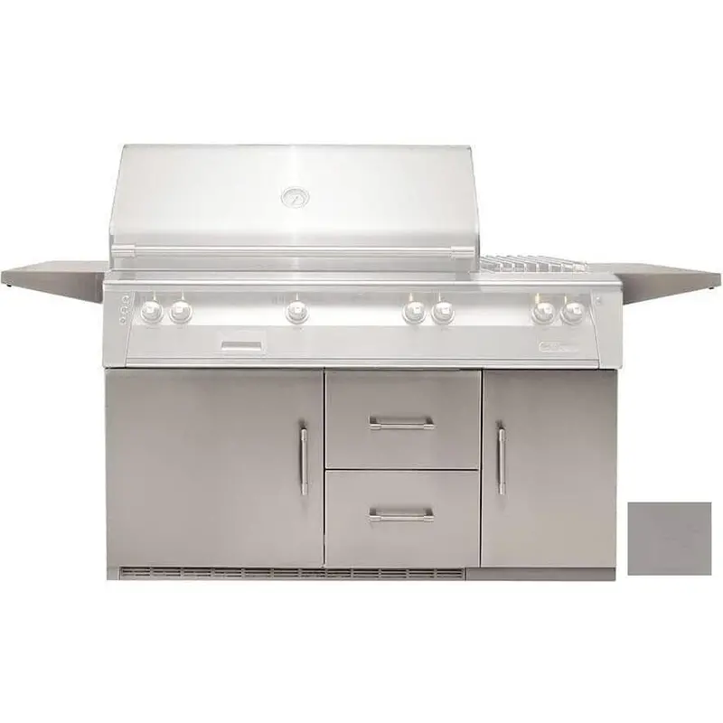 Alfresco 56-Inch Under-Grill Outdoor Refrigerator Cart – 7.25 Cu. Ft., Model Arxe-56C-S7004 1