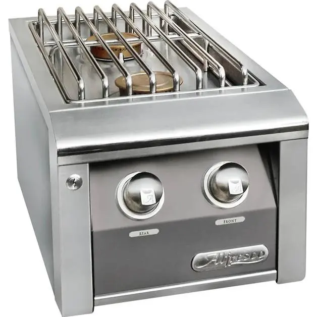 Alfresco Axesb-2C Dual Side Burner – Liquid Propane Cart-Mounted Model S7004 1