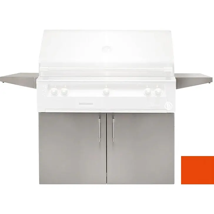Alfresco Xe-42C-S2005 Standard 42-Inch Outdoor Grill Cart In Luminous Orange 1