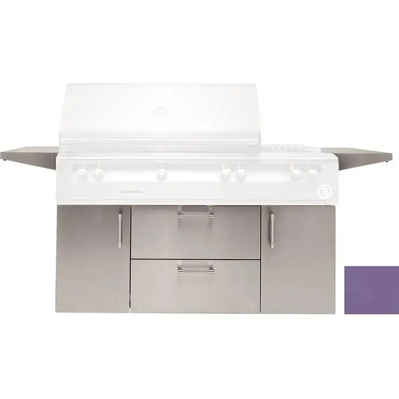 Alfresco Xe-56C-S4005 Deluxe 56-Inch Outdoor Grill Cart In Lilac 1