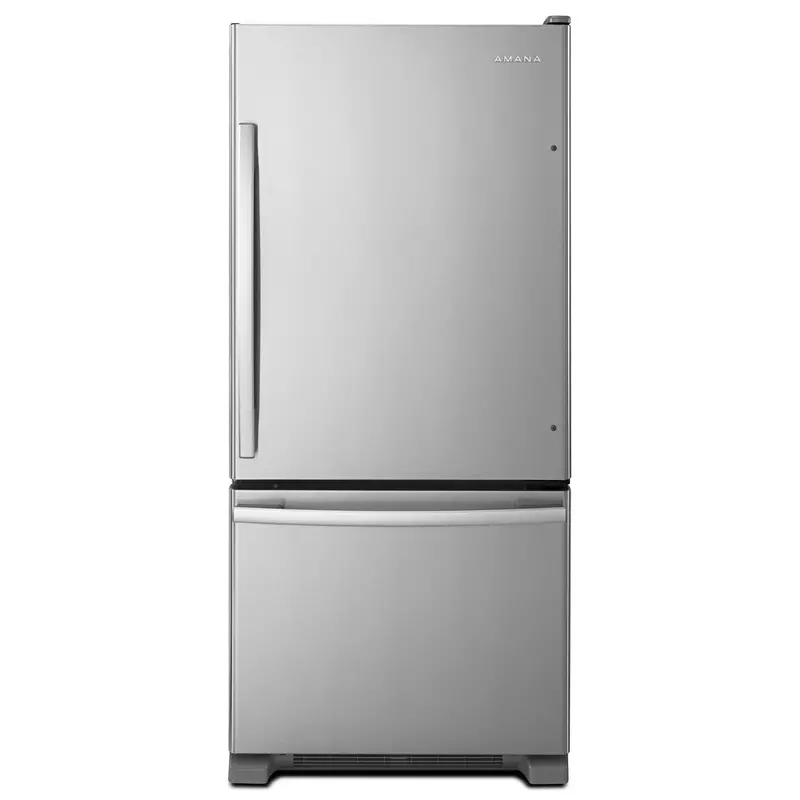 Amana 30-Inch Bottom-Freezer Refrigerator – 18 Cu. Ft. Capacity, Energy-Efficient Abb1924Brm 1