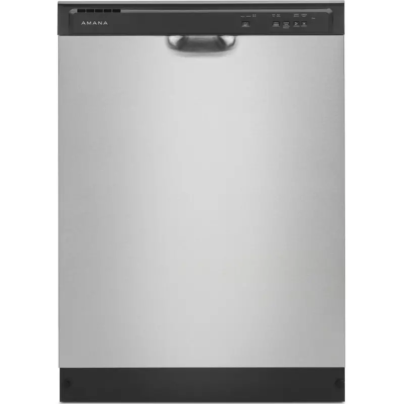 Amana Adfs2524Rs Integrated Dishwasher – Stainless Steel Exterior 1