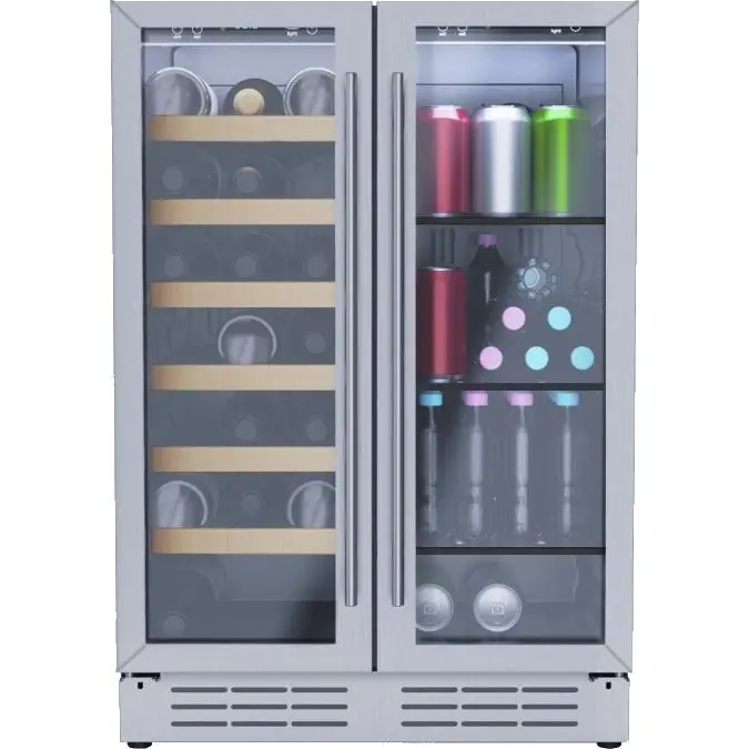 Arietta Arbf52Sl1 French-Door Beverage & Wine Center – 4.8 Cu. Ft. – Silver 1
