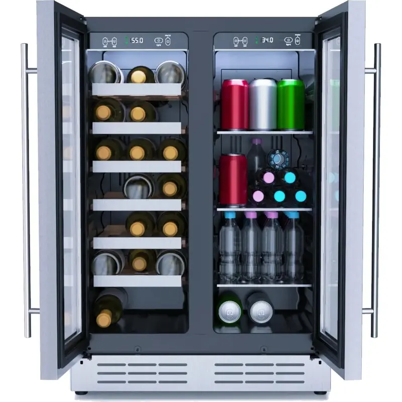 Arietta Arbf52Ss French-Door Dual-Zone Beverage & Wine Cabinet – 4.8 Cu. Ft. 1