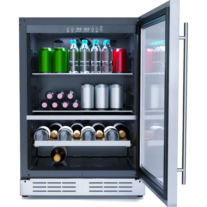 Arietta Arbs52Ss Freestanding Beverage Cooler – 4.8 Cu. Ft. – Stainless Steel 1