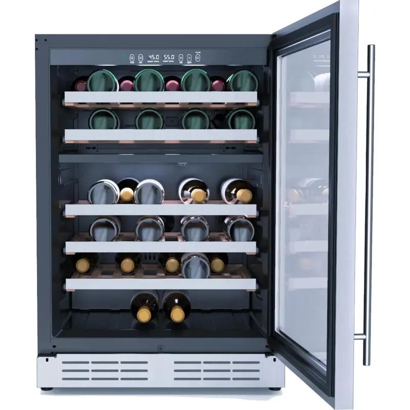 Arietta Arws52Ss 52-Bottle Wine Storage Unit – Stainless Steel Exterior 1