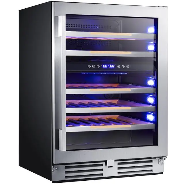 Avanti Wcde46R3S 46-Bottle Dual-Zone Wine Cooler – 24-Inch, Built-In/Freestanding 1