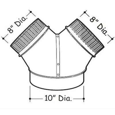 Avdkd8810 Aluminum Duct Kit With Insulated Flex Section 1
