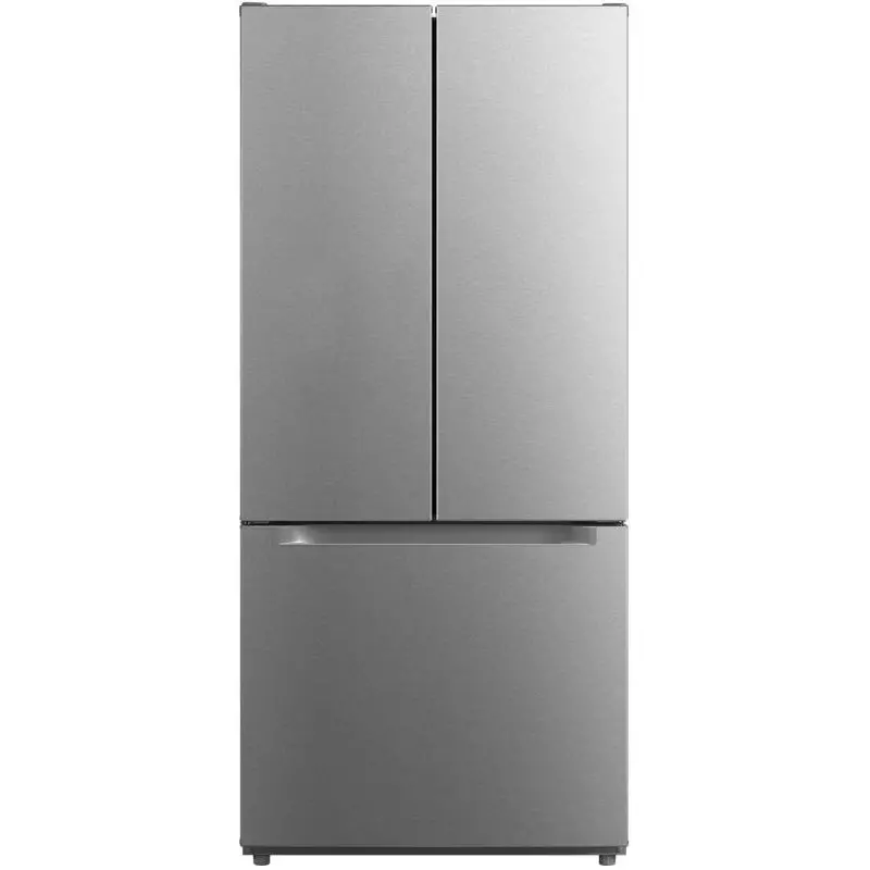 Aviva 18.4 Cu. Ft. Freestanding French-Door Refrigerator – 3-Section Layout With Led Lighting (Arbm184Fse3) 1