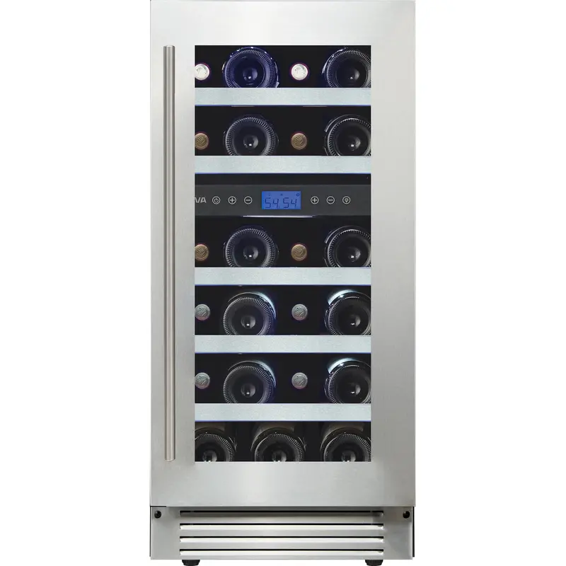 Aviva Abwc232Ss 23-Bottle Dual-Zone Wine Cellar – Stainless Steel 1