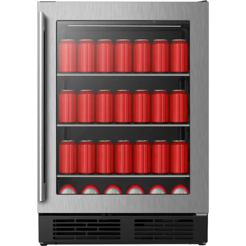 Aviva Freestanding 14-Bottle Beverage Center In Stainless Steel 1