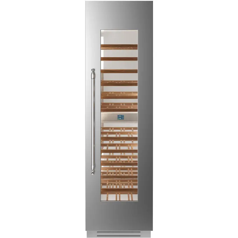 Bertazzoni 80-Bottle Dual-Zone Wine Refrigerator – Right-Hinge, Stainless Finish Ref24Wcpixr/23 1