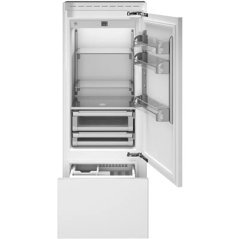 Bertazzoni Ref30Bmbiprt 30-Inch Integrated Bottom-Freezer Refrigerator – 15.5 Cu. Ft., Digital Interface 1