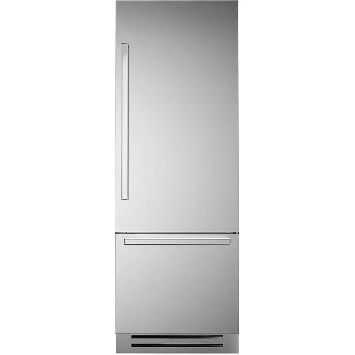 Bertazzoni Ref30Bmbixrt 30-Inch Bottom-Freezer Refrigerator – 15.5 Cu. Ft., Built-In, Digital Controls 1