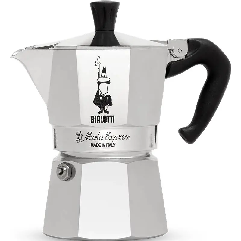 Bialetti Moka Express 3-Cup Compact Stovetop Coffee Pot 1