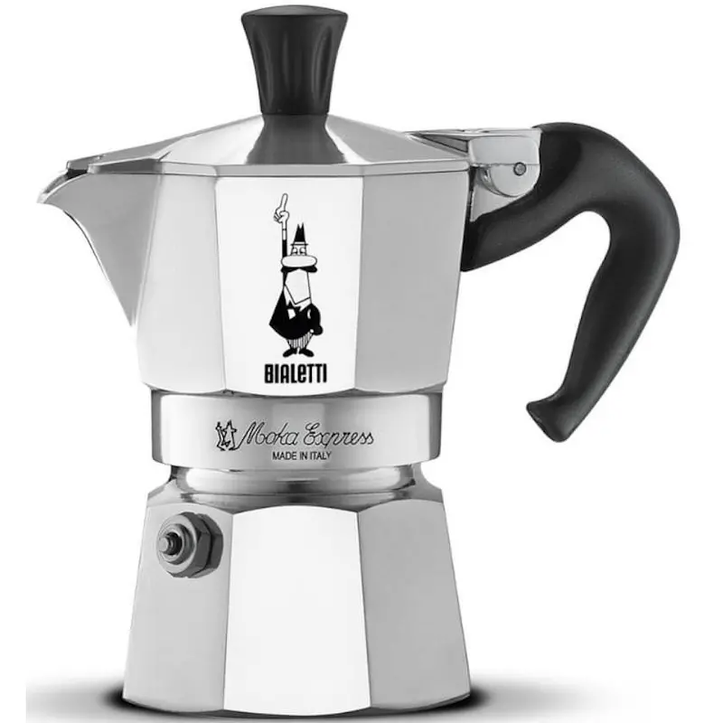 Bialetti Moka Express Single-Serve 1-Cup Espresso Maker – Mini Size 1