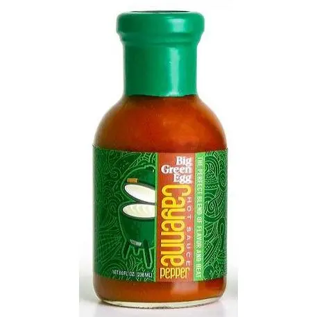 Big Green Egg Cayenne Hot Sauce – 8 Oz Bold Flavor Condiment (Model 121356) 1