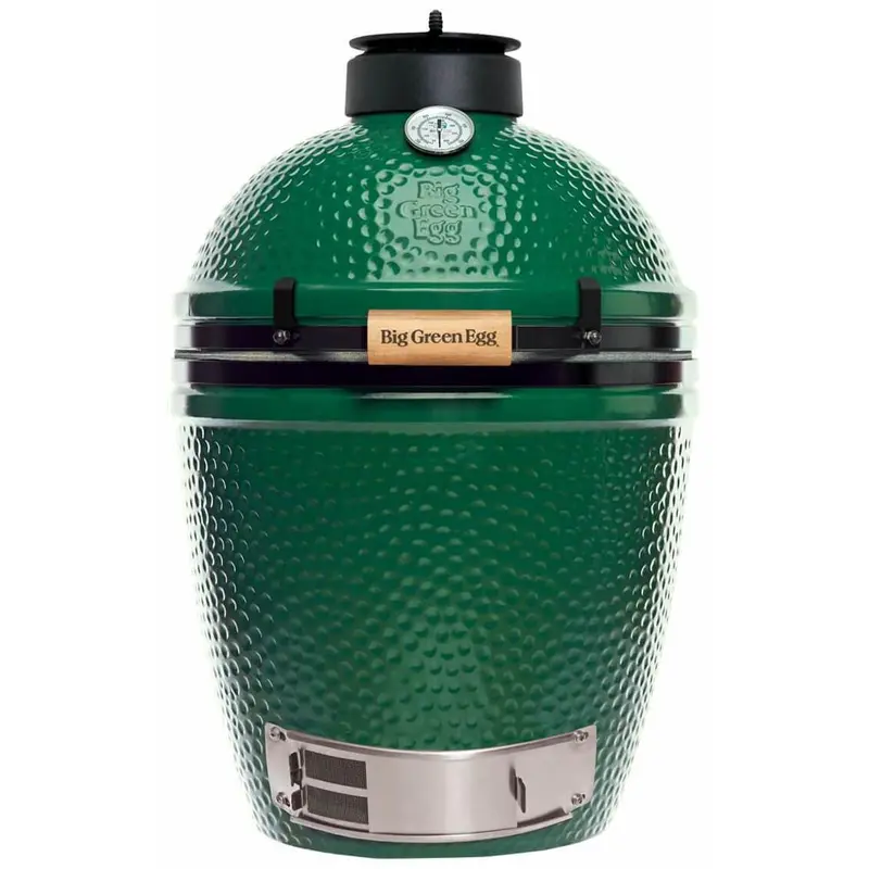 Big Green Egg Medium Built-In Charcoal Grill & Smoker – Stainless Steel Housing – Model 389517 1