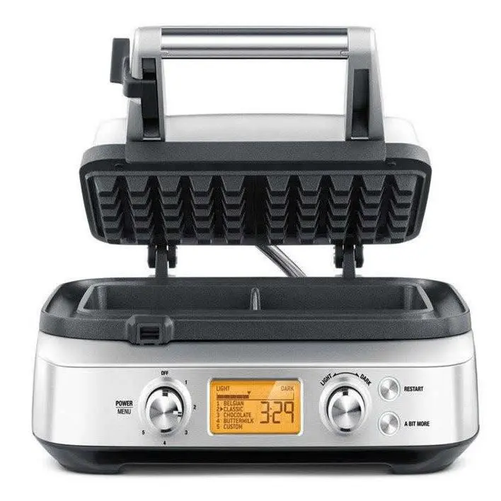 Breville Bwm6201Bca1 2-Slice Square Waffle Maker With Digital Countdown Timer 1