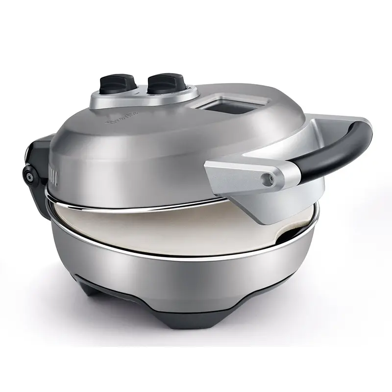 Breville Crispy Crust Pizza Maker – Standalone Pizza Oven, Bpz600Sil1Bca1 1