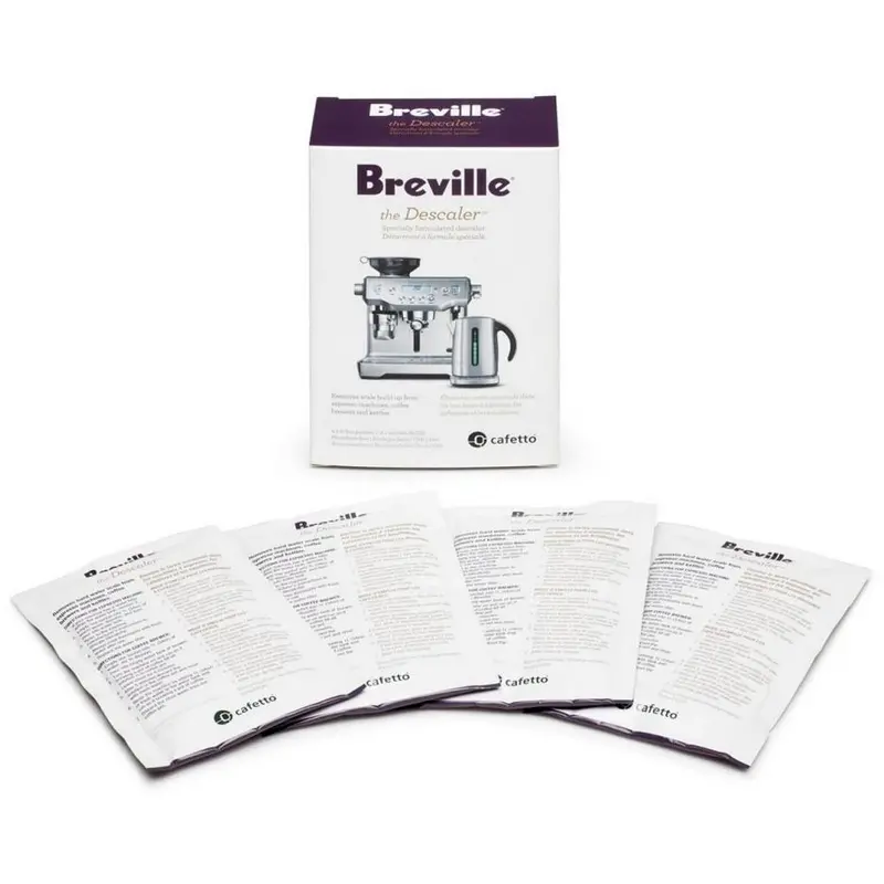 Breville Descaling Solution – 4-Pack Concentrated Formula For Espresso Machines (Bes0070Nuc1) 1