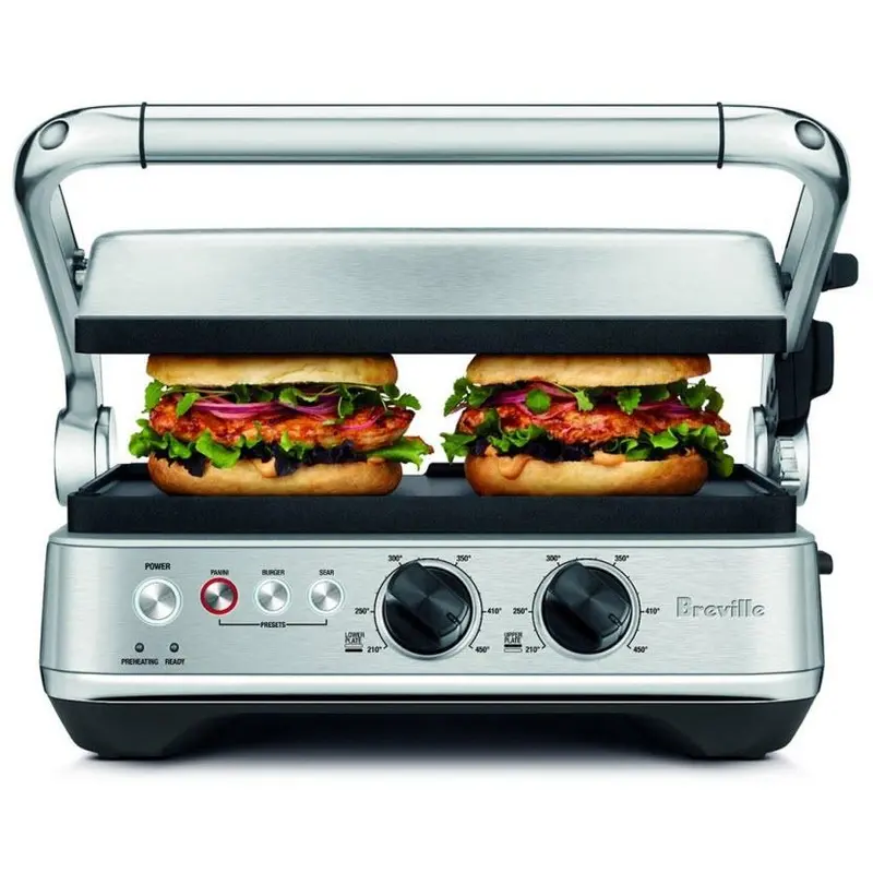 Breville Sear & Press Grill – Stainless Steel Panini Maker 1
