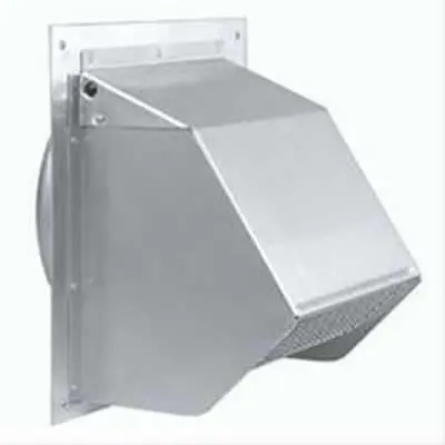 Broan 641 Standard Wall-Mount Exhaust Cap With Rain Hood 1