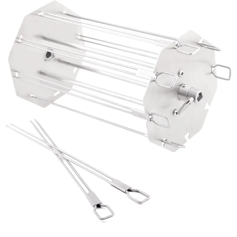 Broil King 64838 Stainless Steel Rotisserie Kebab Rack 1